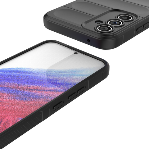 Eleganten Wave ovitek za Samsung A54 5G, Burgundy