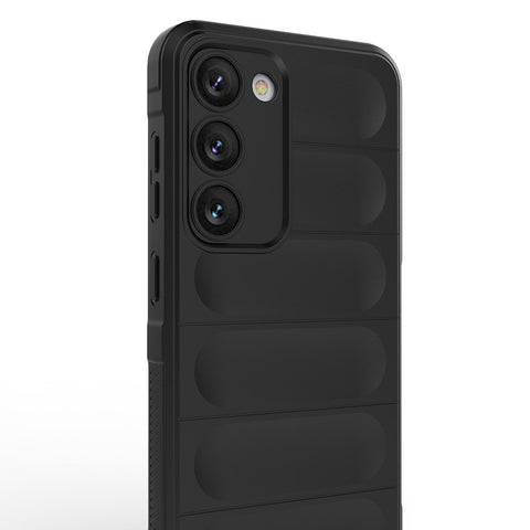 Eleganten Wave ovitek za Samsung S23 Plus, Moder