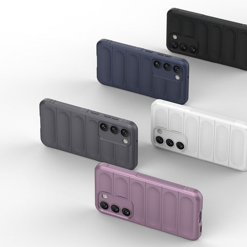 Eleganten Wave ovitek za Samsung S23 Plus, Moder