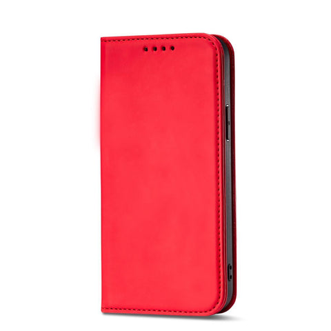 Modni etui/ovitek za Samsung A54, žepek, Rdeč