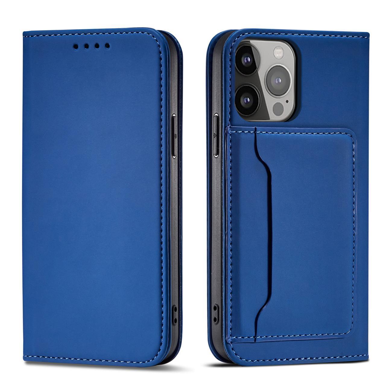 Modni etui/ovitek za Samsung S23 Ultra, žepek, Moder