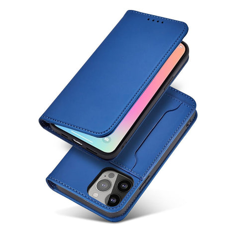 Modni etui/ovitek za Samsung S23 Ultra, žepek, Moder