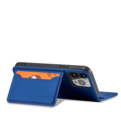 Modni etui/ovitek za Samsung S23 Ultra, žepek, Moder