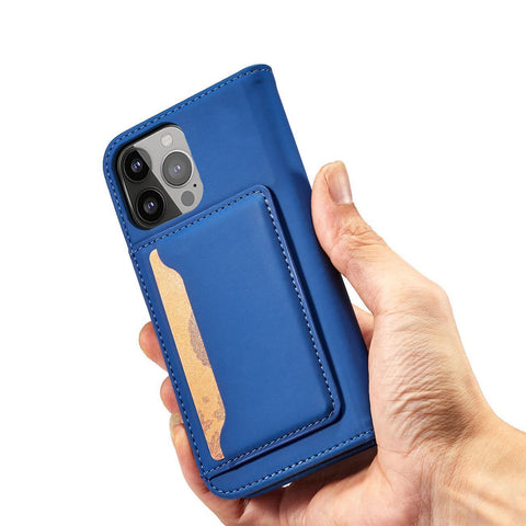 Modni etui/ovitek za Samsung S23 Ultra, žepek, Moder