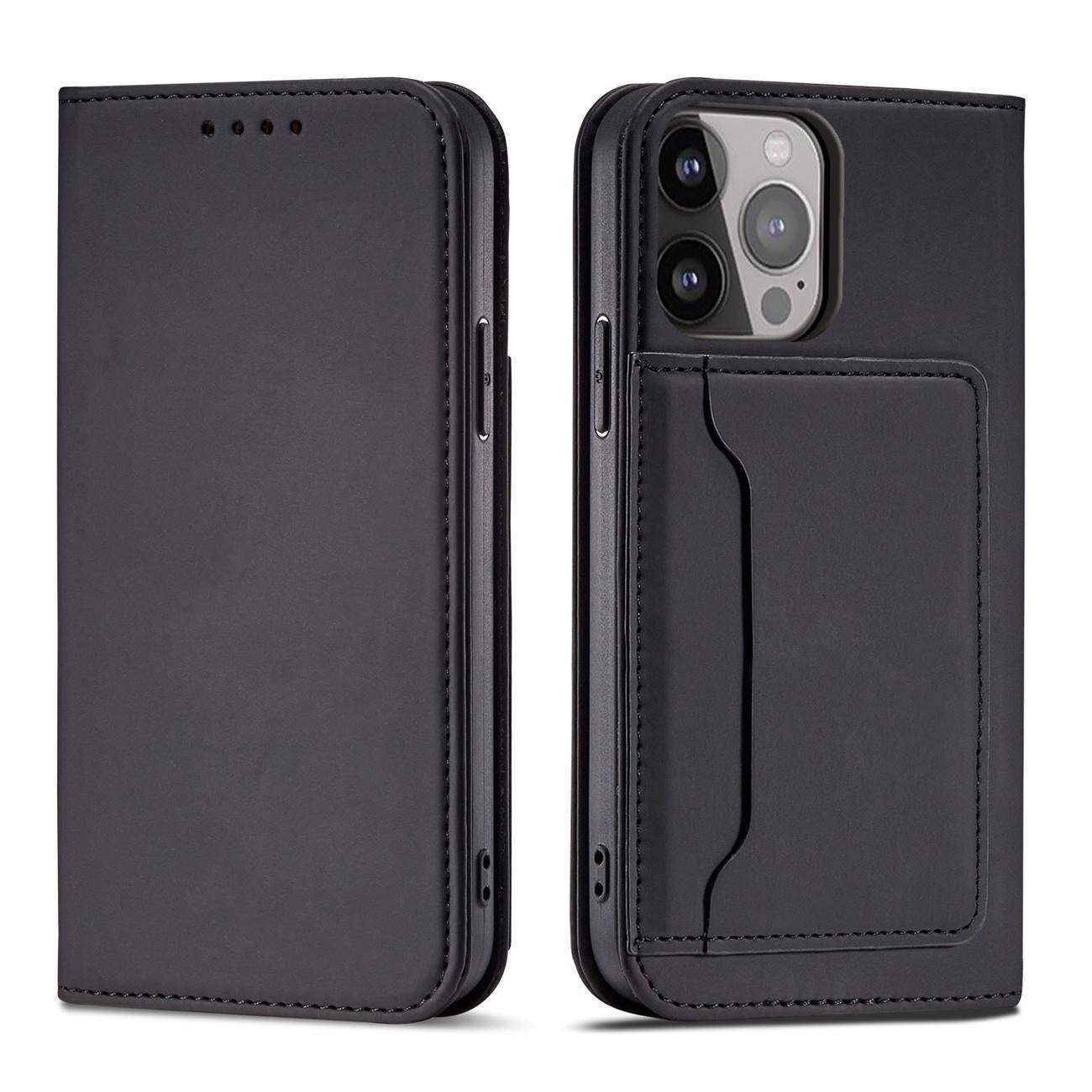 Modni etui/ovitek za Samsung S23, žepek, Črn