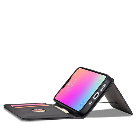 Modni etui/ovitek za Samsung S23, žepek, Črn