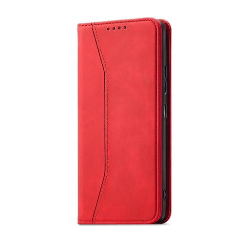 Modni etui/ovitek za Samsung A54 5G, Rdeč