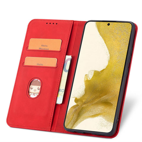 Modni etui/ovitek za Samsung A54 5G, Rdeč