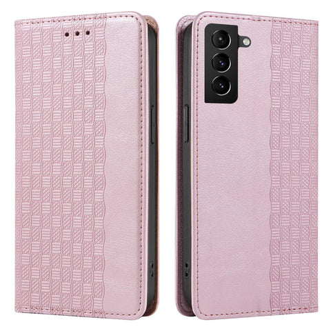 Eleganten etui/ovitek za Samsung S22, Fina tkanina, Pink