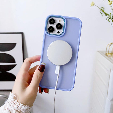 Hibridni MagSafe ovitek za iPhone 15 Pro, Črn