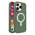 Hibridni MagSafe ovitek za iPhone 15, Zelen