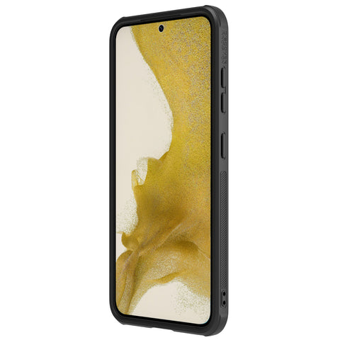 Nillkin CamShield Leather ovitek za Samsung S23 5G, Črn