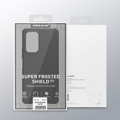 NILLKIN Super Frosted Shield Pro ovitek za Samsung A73 5G, Rdeč