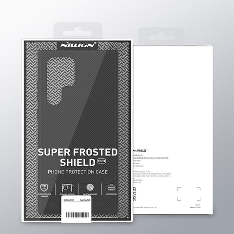 NILLKIN Super Frosted Shield Pro ovitek za Samsung S22 Ultra 5G, Temno zelen