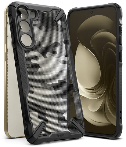 RINGKE Fusion X ovitek za Samsung S23 Plus, Camouflage Black