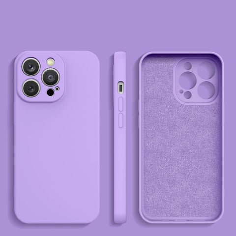 Ovitek za Samsung S23 Ultra 5G, Liquid Silicone, Vijoličen