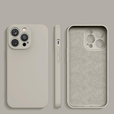 Ovitek za Samsung S23 5G, Liquid Silicone, Bež