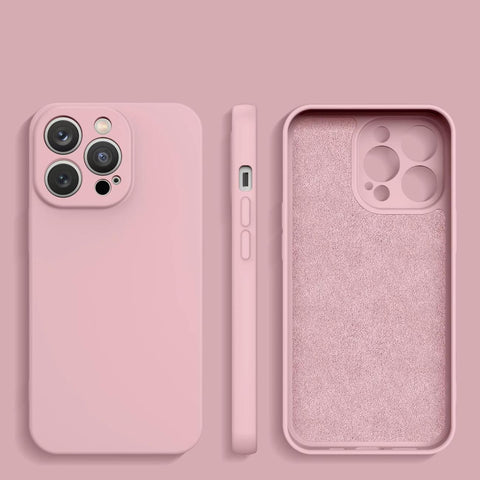 Ovitek za Samsung A54 5G, Liquid Silicone, Pink