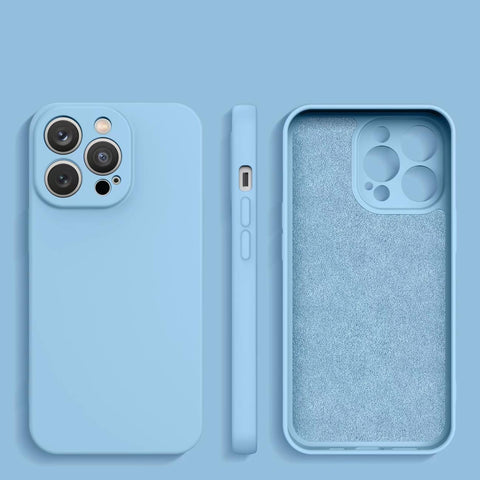 Ovitek za Xiaomi Redmi Note 11 Pro 4G/5G, Liquid Silicone, Nebeško moder
