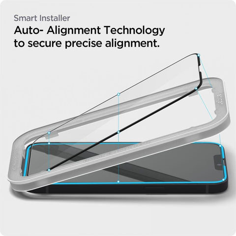 SPIGEN Premium zaščitno steklo za iPhone 14/13/13 Pro, 2PACK | Full Glue