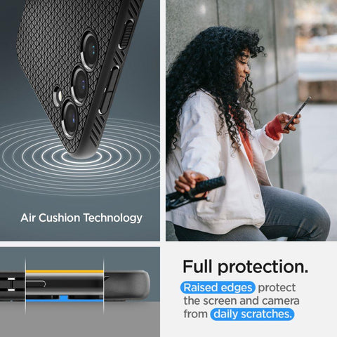 SPIGEN Liquid Air ovitek za Samsung S23 Plus, Matte Black