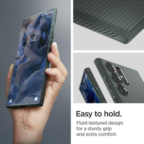 SPIGEN Liquid Air ovitek za Samsung S23 Ultra, Abyss Green