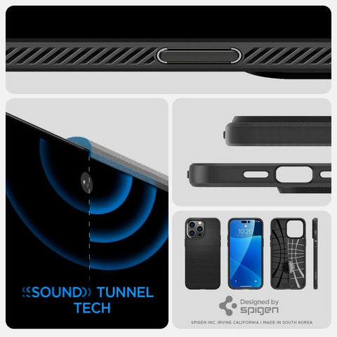 SPIGEN Liquid Air ovitek za iPhone 14 Pro Max, Matte Black