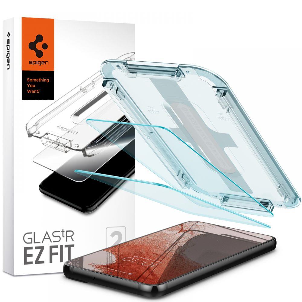 SPIGEN Premium zaščitno steklo za Samsung S22, 2PACK | Full Glue