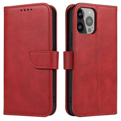 Eleganten etui/ovitek za iPhone 15, Rdeč