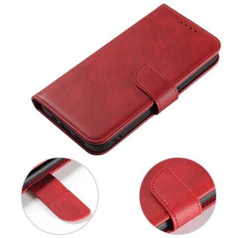 Eleganten etui/ovitek za iPhone 15, Rdeč