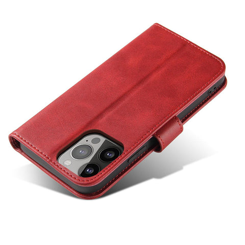 Eleganten etui/ovitek za iPhone 15, Rdeč