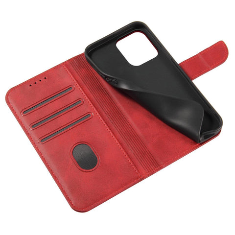 Eleganten etui/ovitek za iPhone 15, Rdeč