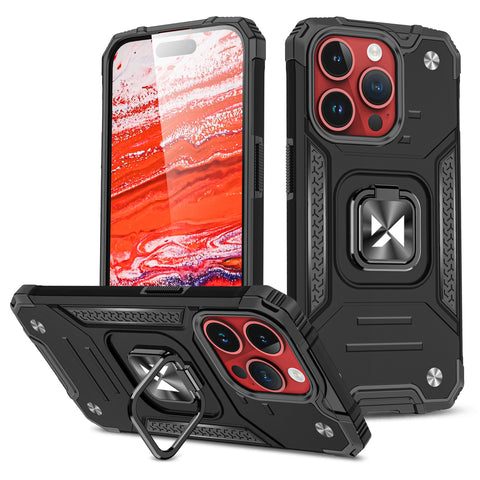 Armor ovitek za iPhone 15 Pro, Črn