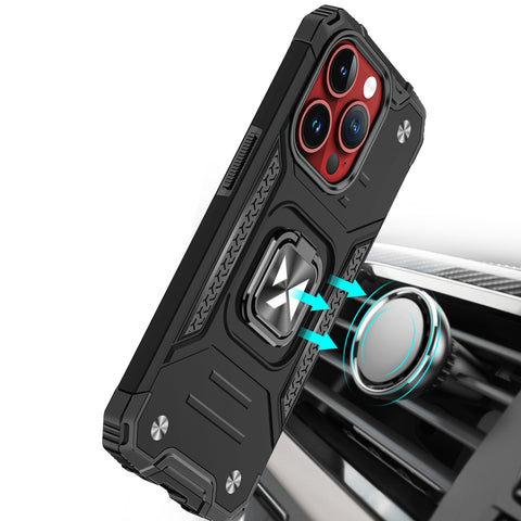 Armor ovitek za iPhone 15 Pro, Črn