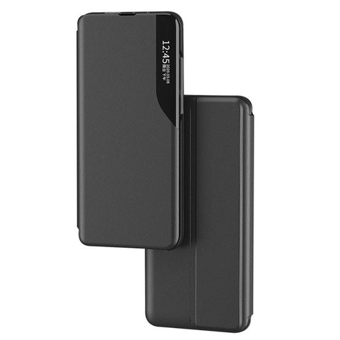 Etui/ovitek s prednjim okencem za Samsung S22, Rdeč