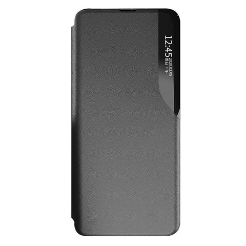 Etui/ovitek s prednjim okencem za Samsung S22, Rdeč