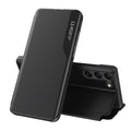 Etui/ovitek s prednjim okencem za Samsung S23, Črn