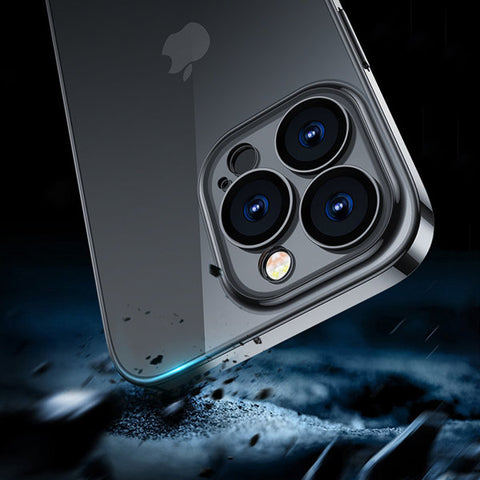 JOYROOM 14Q2 ovitek za iPhone 14 Pro | Zaščita kamere, Črn