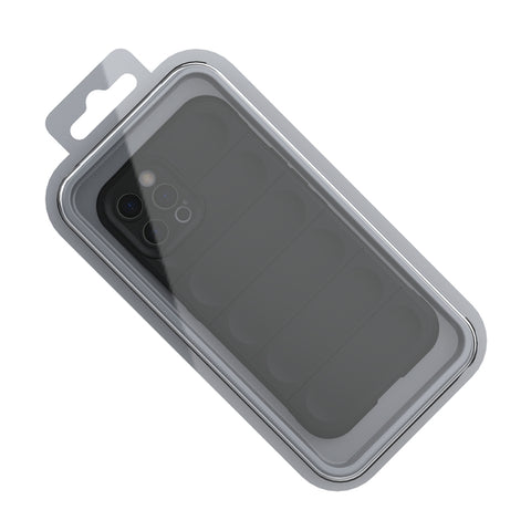 Eleganten Wave ovitek za iPhone 12 Pro Max, moder
