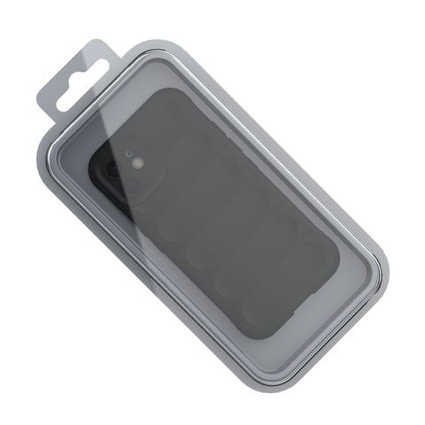Eleganten Wave ovitek za iPhone 12, rdeč