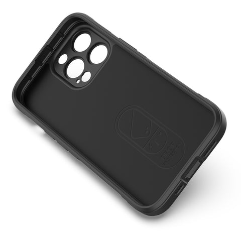 Eleganten Wave ovitek za iPhone 13 Pro, črn