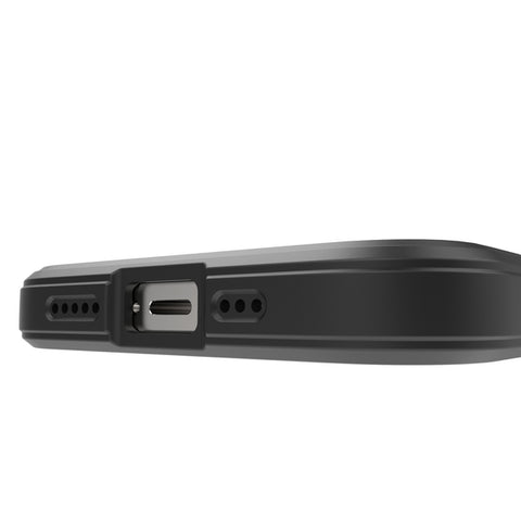 Eleganten Wave ovitek za iPhone 13 Pro, črn