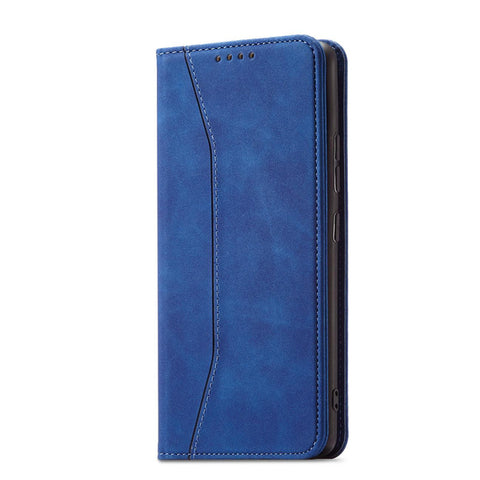 Modni etui/ovitek za Samsung S22 Plus, magnet, Moder