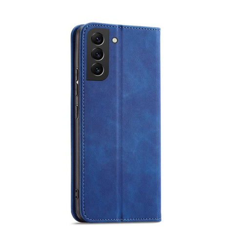 Modni etui/ovitek za Samsung S22 Plus, magnet, Moder