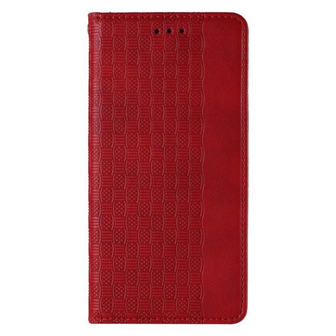 Eleganten etui/ovitek za Samsung S22 Plus, Fina tkanina, Rdeč