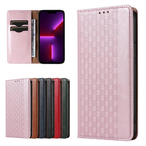 Eleganten etui/ovitek za iPhone13 Pro Max, Fina tkanina, Pink