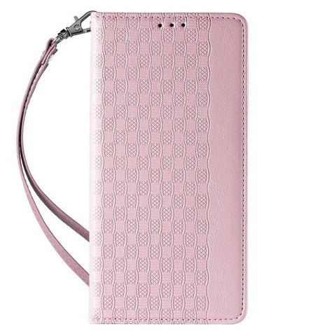 Eleganten etui/ovitek za iPhone13 Pro Max, Fina tkanina, Pink
