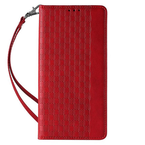 Eleganten etui/ovitek za iPhone13 Pro, Fina tkanina, Rdeč