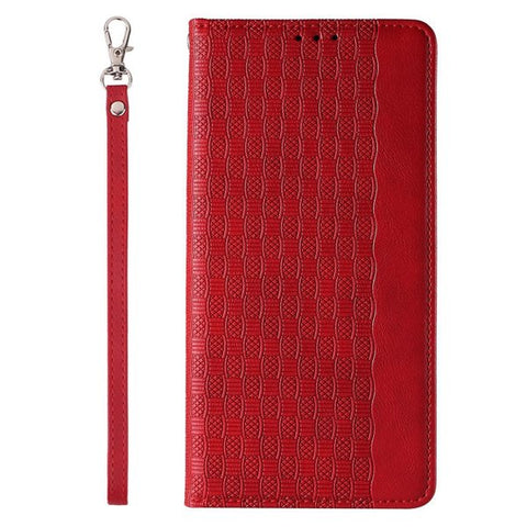 Eleganten etui/ovitek za iPhone13 Pro, Fina tkanina, Rdeč