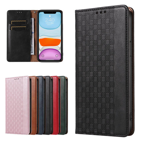 Eleganten etui/ovitek za iPhone 13, Fina tkanina, Črn